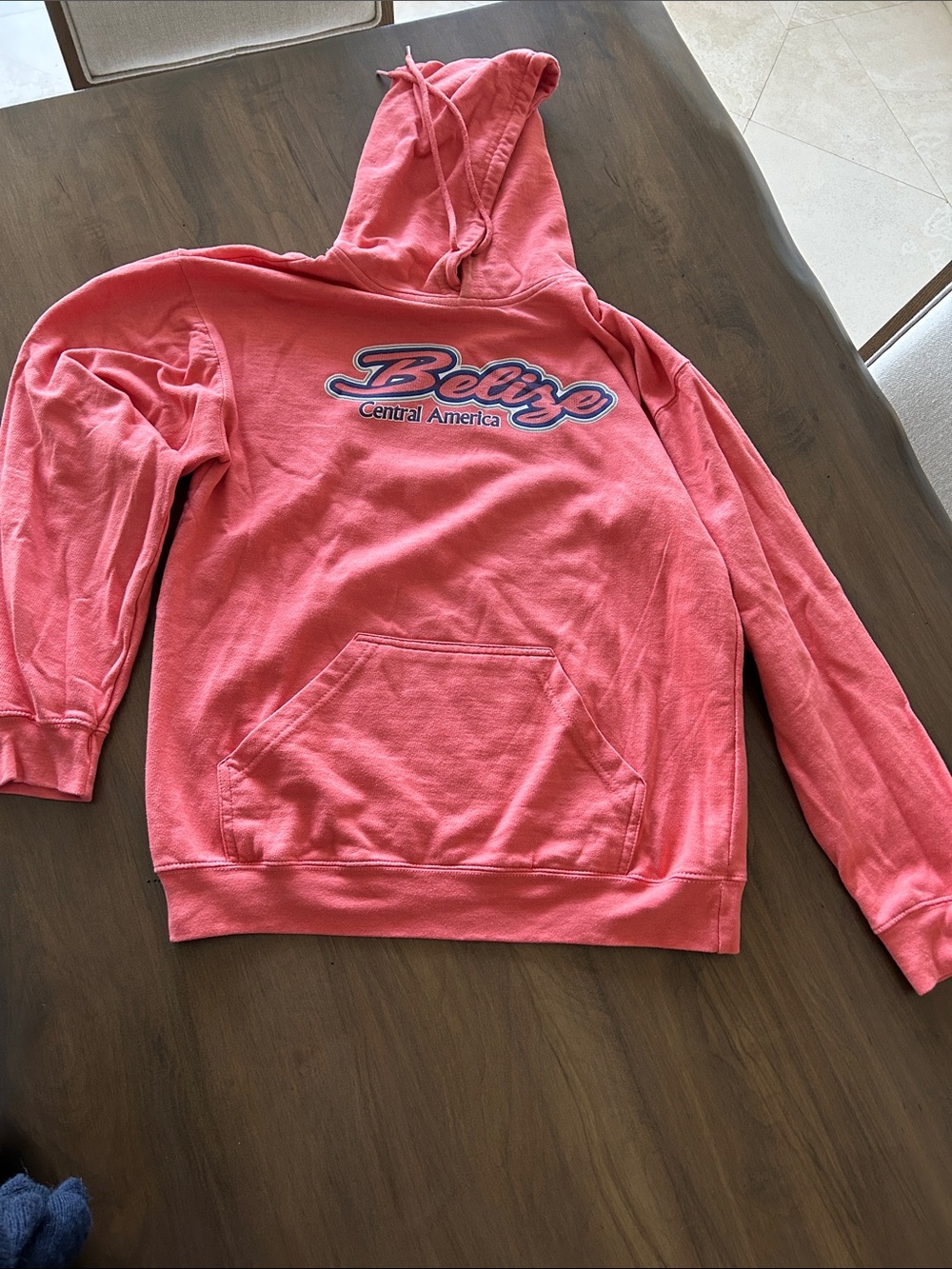 Belize Central America Pink Hoodie Sweatshirt - Unbranded